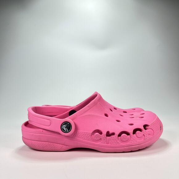 Crocs Baya Clog Pink Lightweight Comfortable Slip On Shoes Women's Size 6 - Picture 1 of 10